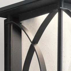 Elstead Wandlampe außen E27 IP44 H: 46,4 cm Schwarz Weiß* Metall Lampen|Vintage Lampen