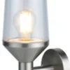 Easylight Wandlampe außen Edelstahl Glas E27 IP44 29 cm hoch* Metall Lampen|Moderne Außenleuchten