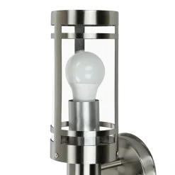 Easylight Wandlampe Außen Edelstahl Modern IP44 Garten Hof* Metall Lampen|Gartenlaternen