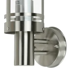 Easylight Wandlampe Außen Edelstahl Modern IP44 Garten Hof* Metall Lampen|Gartenlaternen