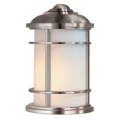 Hot Elstead Wandlampe Außen Glas Stahl IP44 maritim Haus