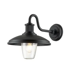 New Elstead Wandlampe außen H: 33,1 cm IP44 Schwarz E27 Maritim