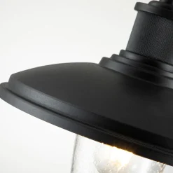 New Elstead Wandlampe außen H: 33,1 cm IP44 Schwarz E27 Maritim
