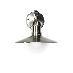 Clearance Easylight Wandlampe außen IP44 in Silber maritimes Design OSLO