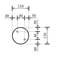 Clearance Easylight Wandlampe außen IP44 in Silber maritimes Design OSLO
