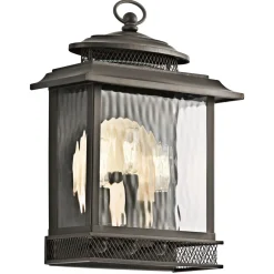 Best Elstead Wandlampe Außen IP44 Rustikal Vintage in Bronze antik