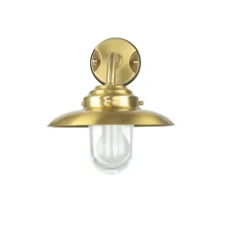 Lido Wandlampe Außen Laterne Messing Maritim IP64 Haus* Metall Lampen|Messinglampen