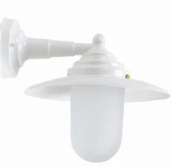 Best Lido Wandlampe außen Maritim Glas Messing E27 IP64 B: 26 cm