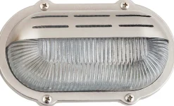 Sale Lido Wandlampe Außen Maritim IP64 Echt-Messing Glas