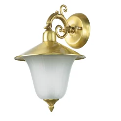 Sale Lido Wandlampe Außen Messing Glas Hof Rustikal IP23