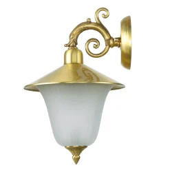 Sale Lido Wandlampe Außen Messing Glas Hof Rustikal IP23