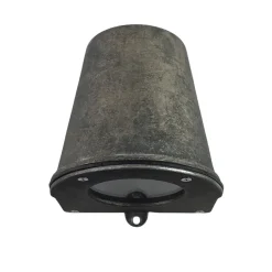 Andromeda Wandlampe außen Messing GU10 IP54 H: 10 cm Downlight* Außenwandleuchten|Industrie Lampen