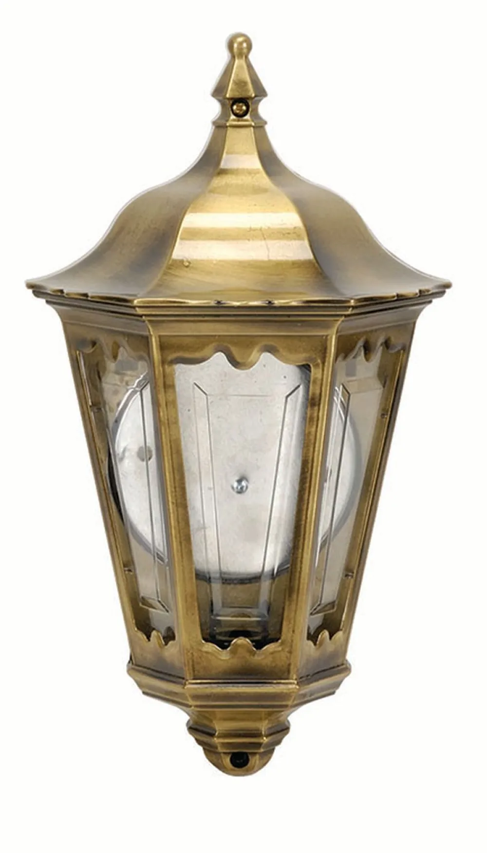 Lido Wandlampe Außen Messing Haustür Rustikal IP43* Außenleuchten Antik|Außenleuchten Messing