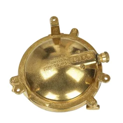 Lido Wandlampe Außen Messing Haus Hof rund Maritim* Rustikale Lampen|Metall Lampen