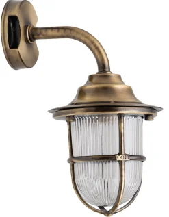 Lido Wandlampe Außen Messing IP64 Haustür Hof Antik* Außenwandleuchten|Rustikale Lampen