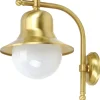 Hot Lido Wandlampe Außen Messing IP23 Maritim wetterfest