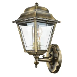 Outlet Lido Wandlampe Außen Messing IP43 Rustikal Haustür