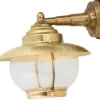 Hot Lido Wandlampe Außen Messing IP23 Maritim Haus PYRGOS