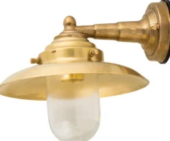 Lido Wandlampe Außen Messing Maritim IP64 Haus Hof* Außenwandleuchten|Rustikale Lampen
