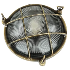 Lido Wandlampe außen Messing Maritim IP64 E27 SERIFOS* Rustikale Lampen|Metall Lampen