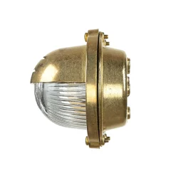 Clearance Lido Wandlampe Außen Messing Maritim oval IP64 Haustür