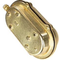 Clearance Lido Wandlampe Außen Messing Maritim oval IP64 Haustür