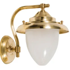 Lido Wandlampe Außen Messing Maritim IP43 Haus Hof Tür* Außenleuchten Antik|Außenleuchten Messing