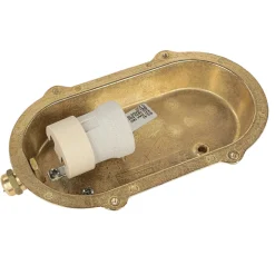 Sale Lido Wandlampe Außen Messing Maritim oval IP64 Haus Tür