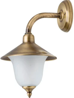 Online Lido Wandlampe Außen Messing Rustikal Antik Haus Hof