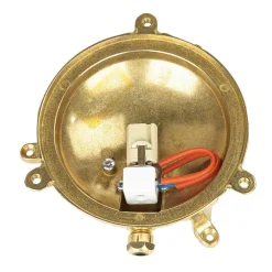 Lido Wandlampe Außen Messing rund IP44 Maritim Haustür* Rustikale Lampen|Metall Lampen