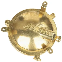 Lido Wandlampe Außen Messing rund IP44 Maritim Haustür* Rustikale Lampen|Metall Lampen