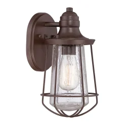 Elstead Wandlampe Außen Metall Regenglas Haustür Maritim* Außenleuchten Antik|Außenwandleuchten