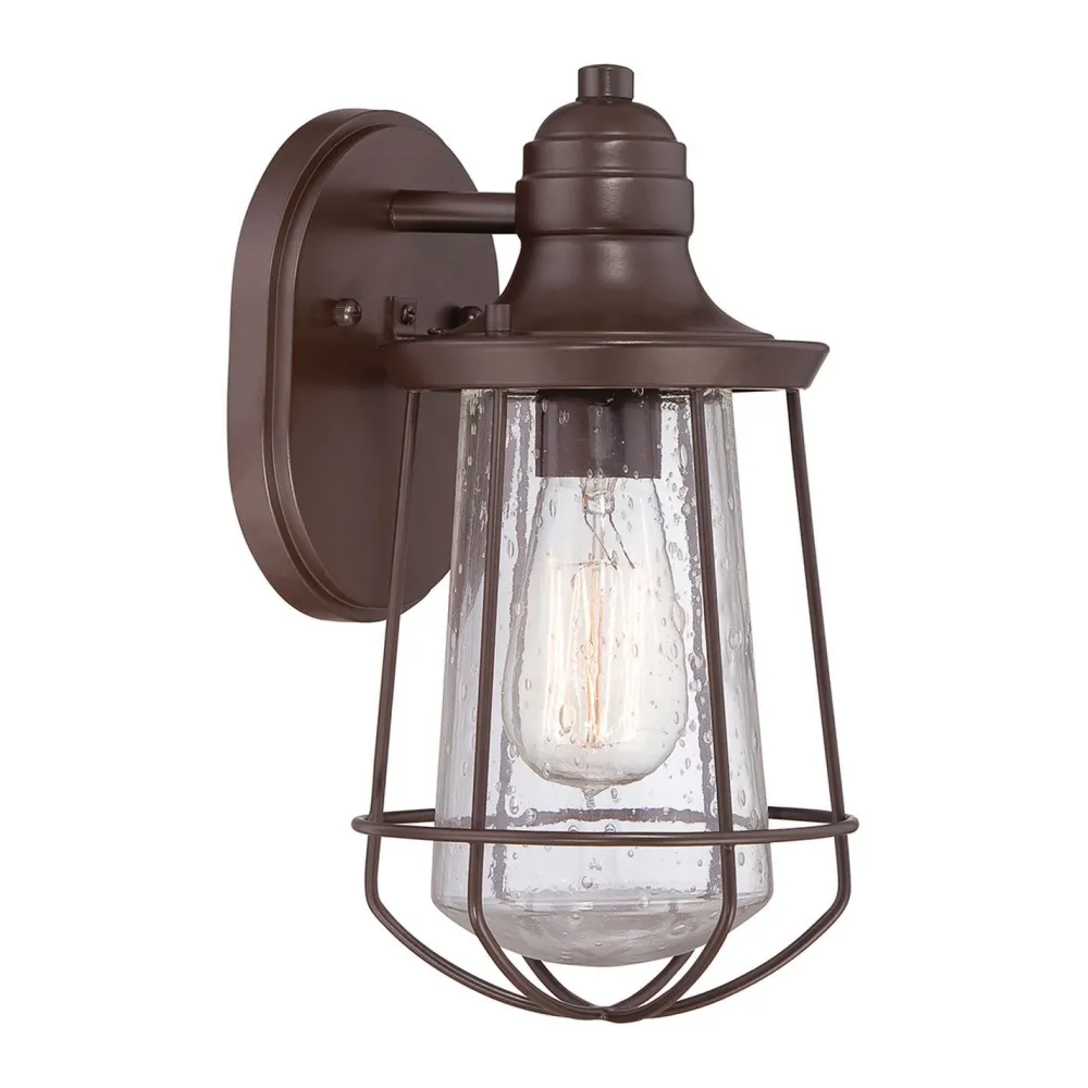 Elstead Wandlampe Außen Metall Regenglas Haustür Maritim* Außenleuchten Antik|Außenwandleuchten