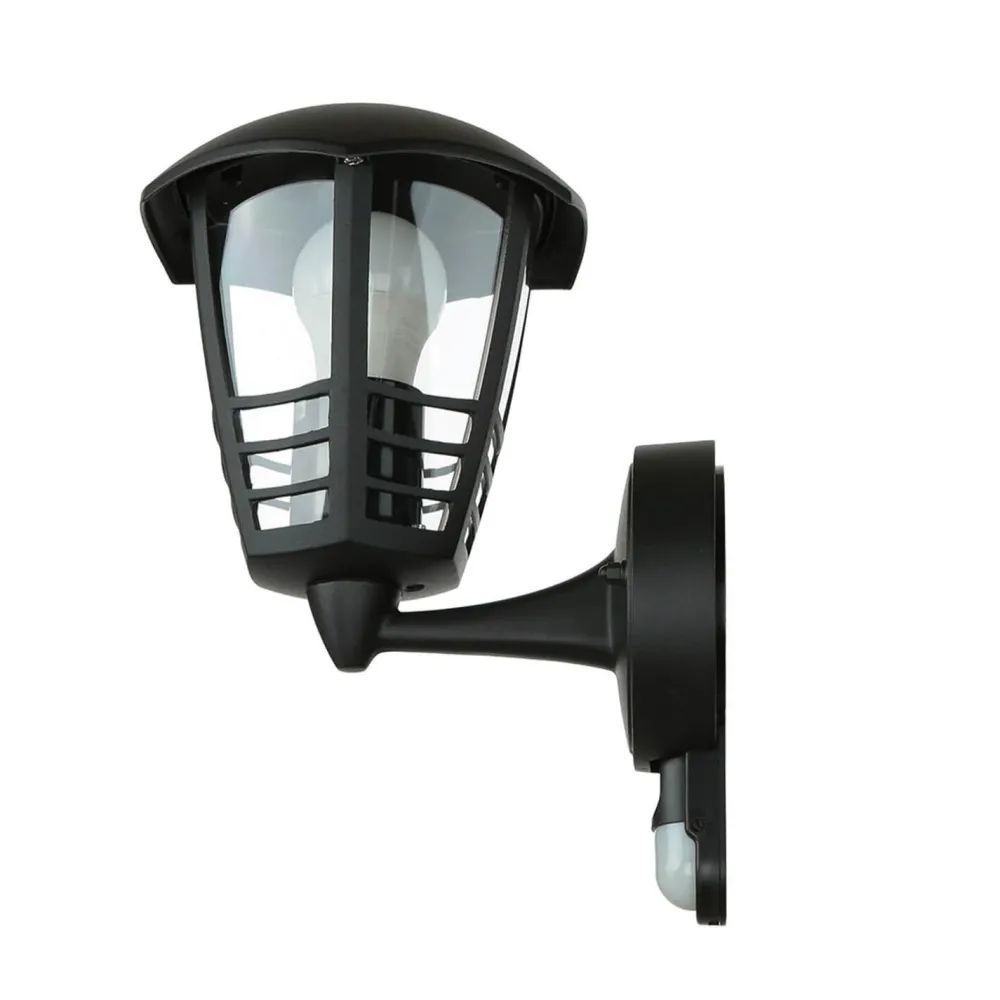 Sale Rabalux Wandlampe Außen mit Bewegungsmelder IP44 E27 Schwarz