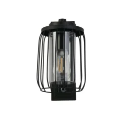 Searchlight Wandlampe Außen mit Bewegungssensor Aluminium IP44 E27* Metall Lampen|Vintage Lampen