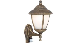 Rabalux Wandlampe Außen mit Sensor Gold blendarm IP43 Hof* Rustikale Lampen|Rustikale Außenleuchten