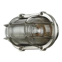 Best Lido Wandlampe Außen Nickel Echt-Messing Haus Terrasse