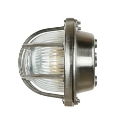 Best Lido Wandlampe Außen Nickel Echt-Messing Haus Terrasse