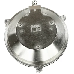 Lido Wandlampe Außen Nickel Echt-Messing rund Ø24cm IP64* Rustikale Lampen|Messinglampen