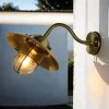 Lido Wandlampe Außen Rustikal Messing IP43 Hof Balkon* Metall Lampen|Messinglampen