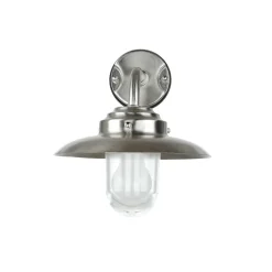 Hot Lido Wandlampe Außen Rustikal Nickel Echt-Messing