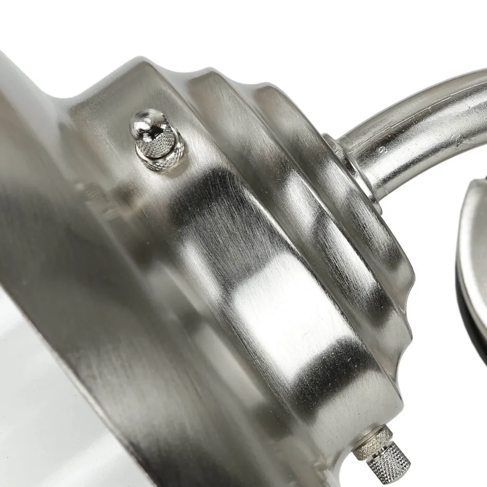 Hot Lido Wandlampe Außen Rustikal Nickel Echt-Messing