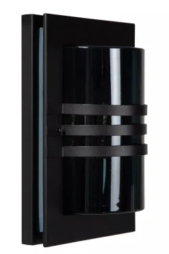 Wandlampe außen Schwarz IP44 E27 H:33 cm Haustür Garten* Außenwandleuchten|Moderne Außenleuchten