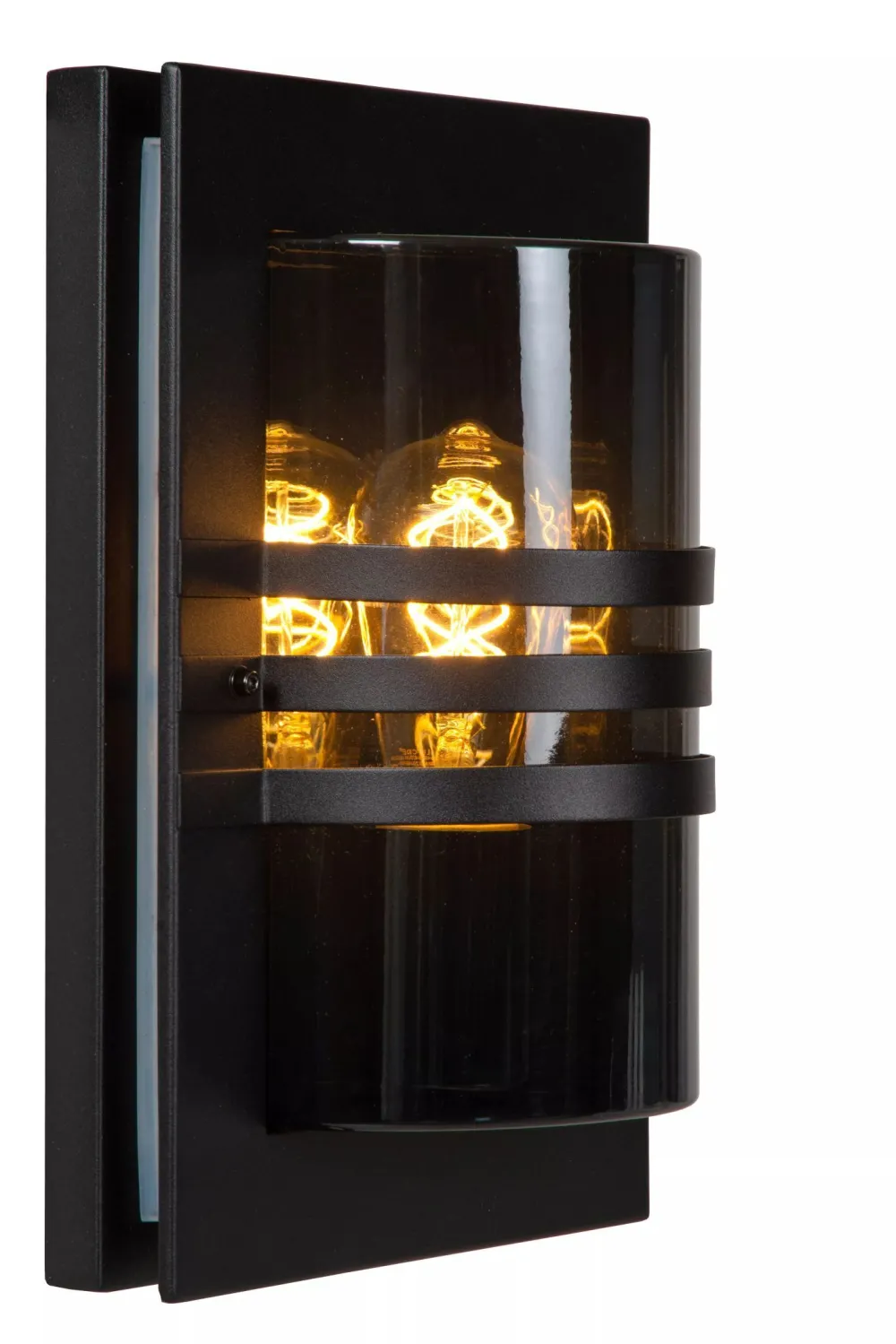 Wandlampe außen Schwarz IP44 E27 H:33 cm Haustür Garten* Außenwandleuchten|Moderne Außenleuchten