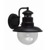 Best Elstead Wandlampe Außen Schwarz IP44 Aluminium Haus Hof E27
