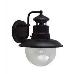 Best Elstead Wandlampe Außen Schwarz IP44 Aluminium Haus Hof E27