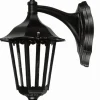 Lido Wandlampe Außen Schwarz IP44 E27 Aluminium Rustikal* Außenleuchten Antik|Außenwandleuchten