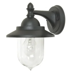 Elstead Wandlampe Außen Schwarz Maritim IP44 Haus Aluminium