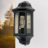 Elstead Wandlampe Außen Schwarz Vintage IP44 wetterfest* Außenwandleuchten|Vintage Lampen
