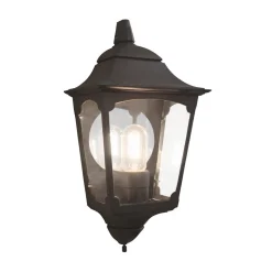 Elstead Wandlampe Außen Schwarz wetterfest IP44 Rustikal Haus* Außenleuchten Antik|Außenwandleuchten